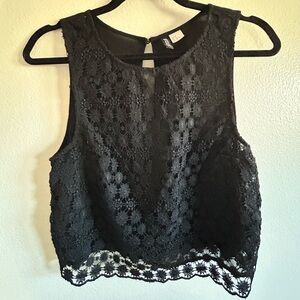 Floral Sheer Back Tank